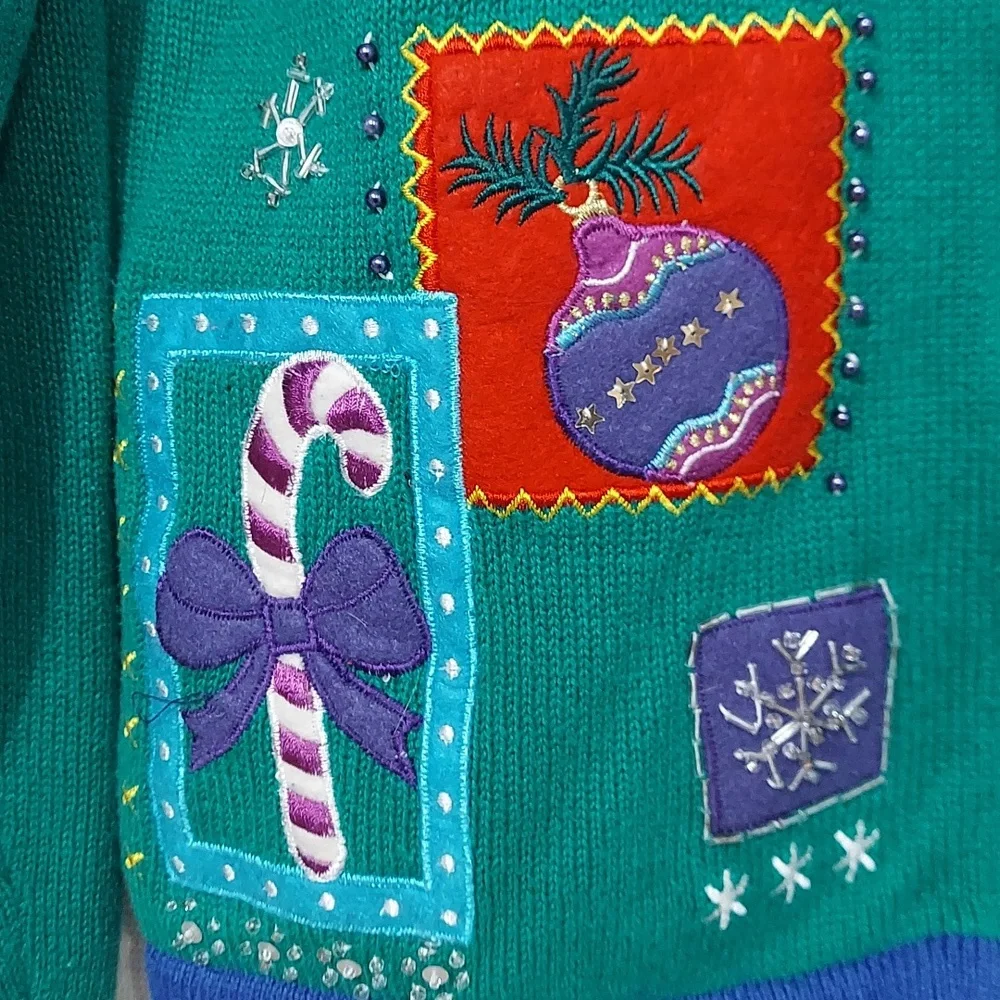 Jason Maxwell Christmas sweater size small (InvW099) - Picture 7 of 10